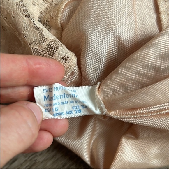 Vintage Union Made Satin Teddy / Bodysuit S - Picture 7 of 7